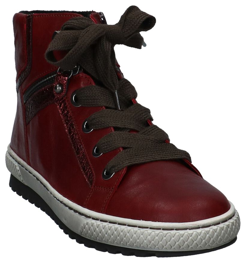 Gabor Baskets hautes en Gris foncé en cuir (231189)