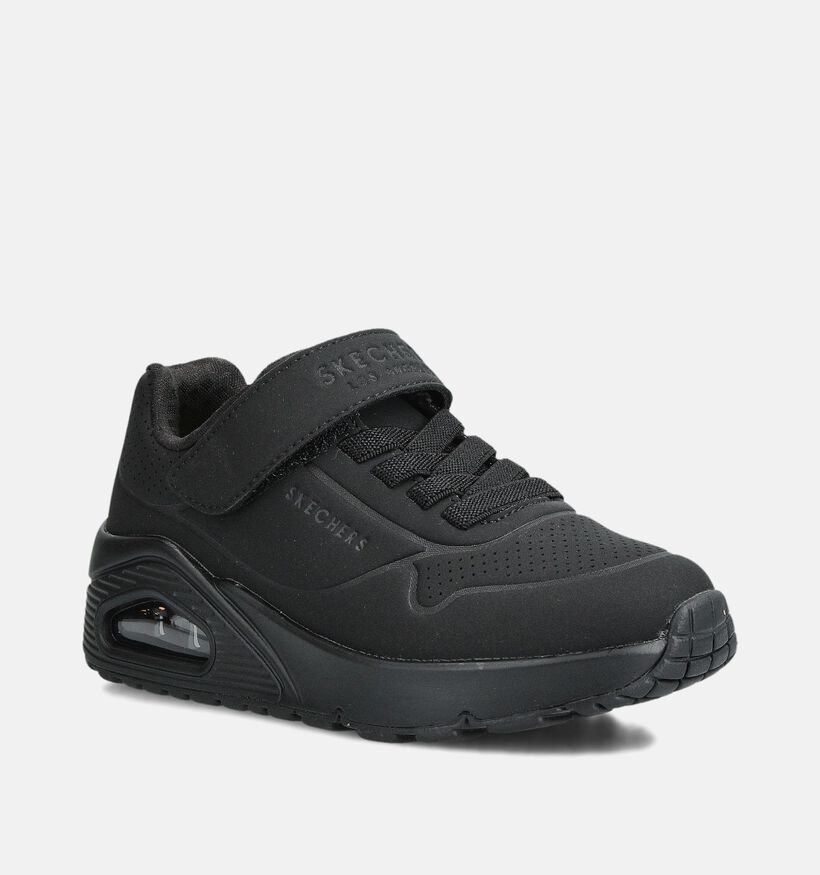Skechers Uno Air Blitz Baskets en Noir pour filles, gar&ccedil;ons (375670)