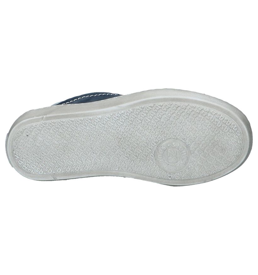STONES and BONES Chaussures basses en Bleu foncé en cuir (239802)