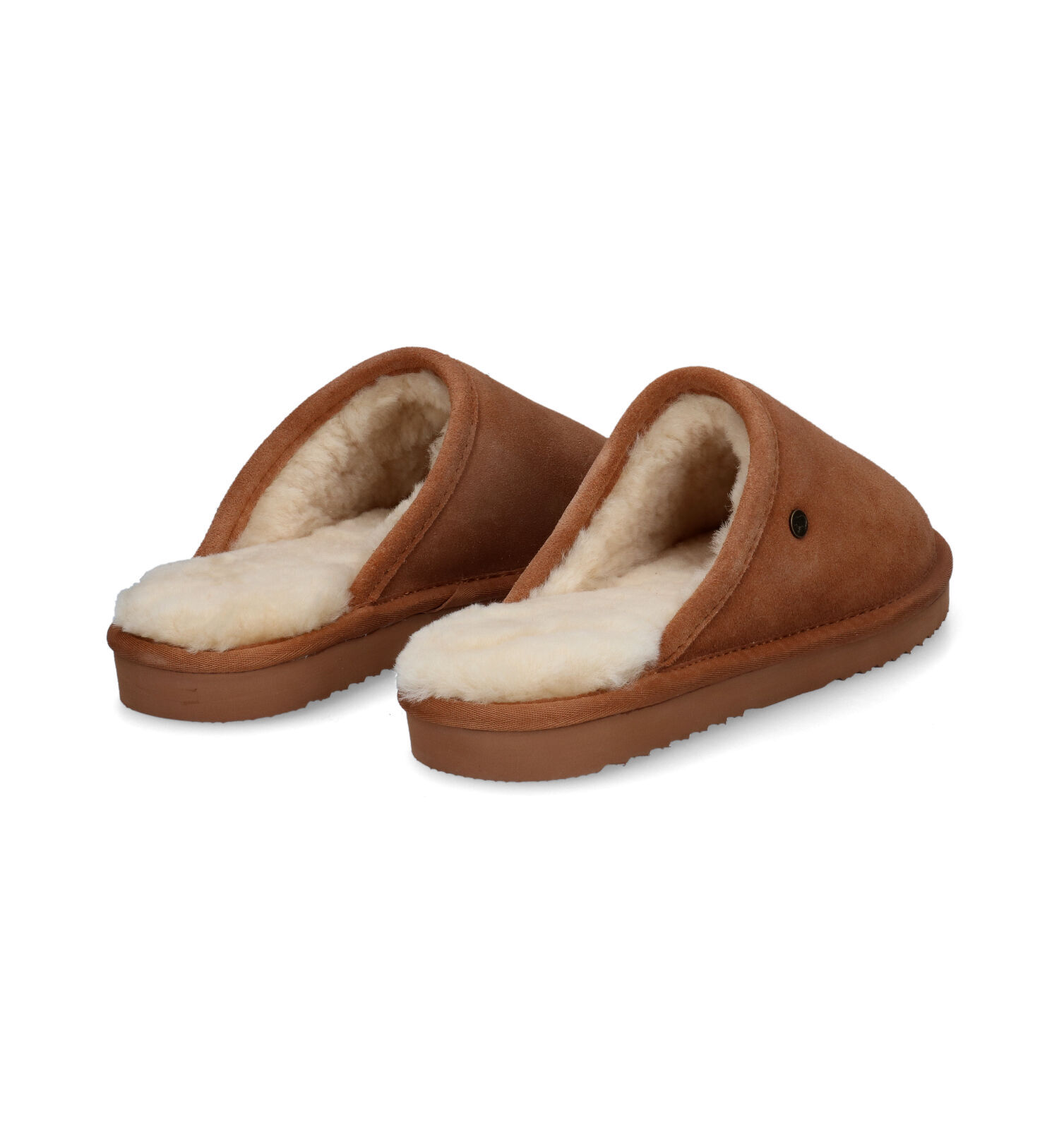 Warmbat Classic Cognac Pantoffels Heren Pantoffels Online op TORFS.BE