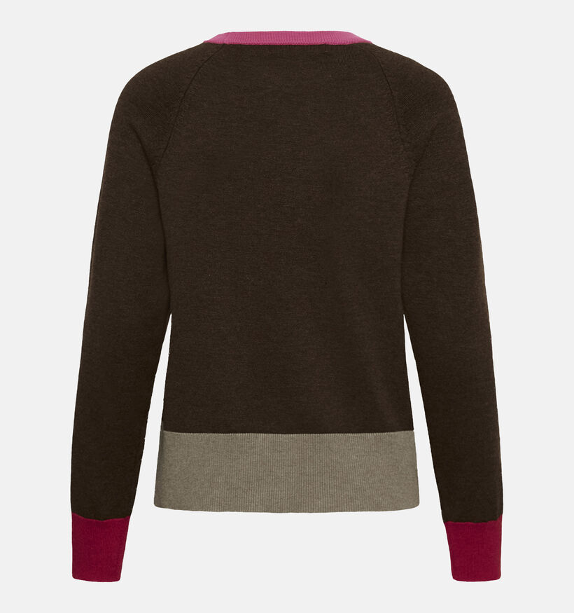 Culture Clare Pull en Brun fonc&eacute; pour femmes (380498)