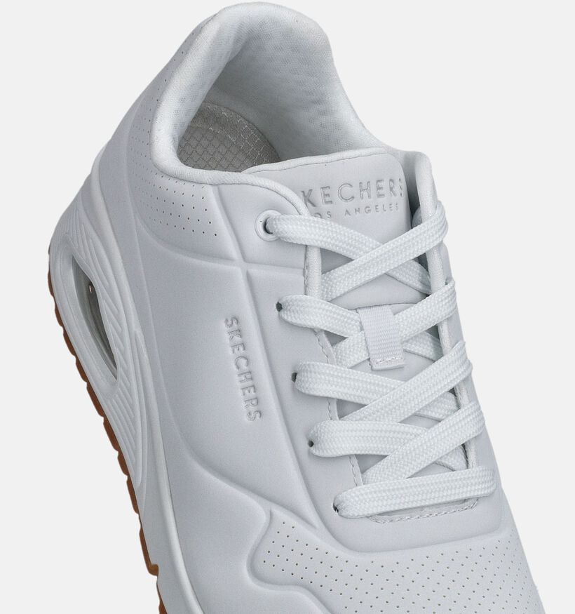 Skechers Uno Stand On Air Witte Sneakers voor dames (367833) - geschikt voor steunzolen
