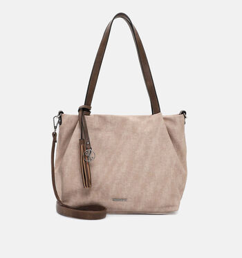 Emily & Noah Cabas Beige/Cognac/Bleu