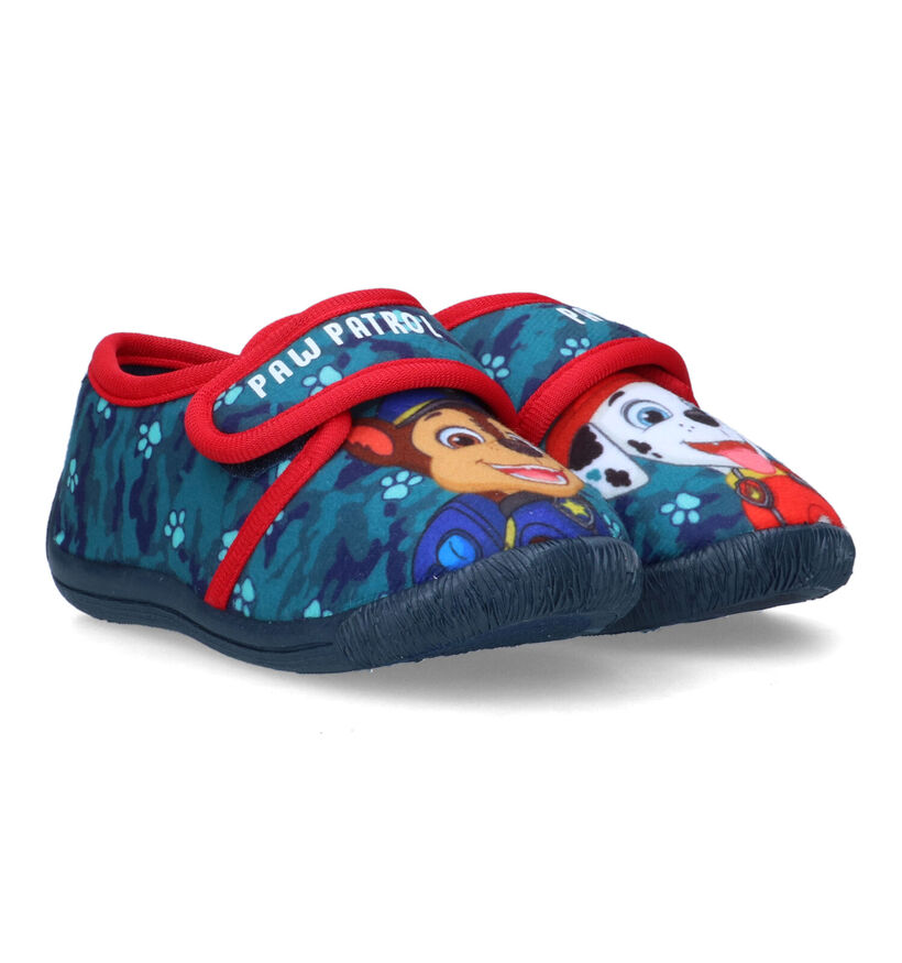 Paw Patrol Chase Pantoufles en Bleu pour garçons (320965)