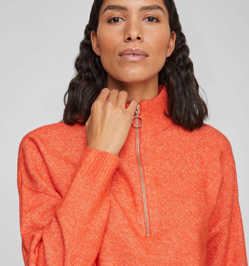 Vila Mathilda Oranje Trui met Rits (323703)