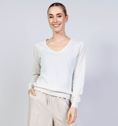 Vero Moda Pulls Beige/Bleu