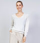 Vero Moda Blaze Glitter Pull en Beige pour femmes (367147)