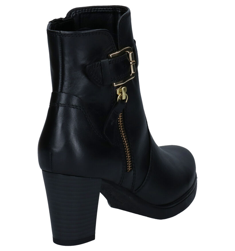 Gabor Bottillons en Noir en cuir (282425)