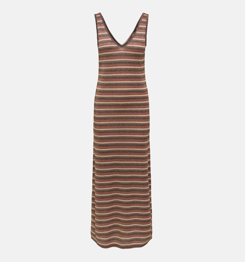 JDY Hallo Life V-Neck Bordeaux Lange Jurk voor dames (375088)