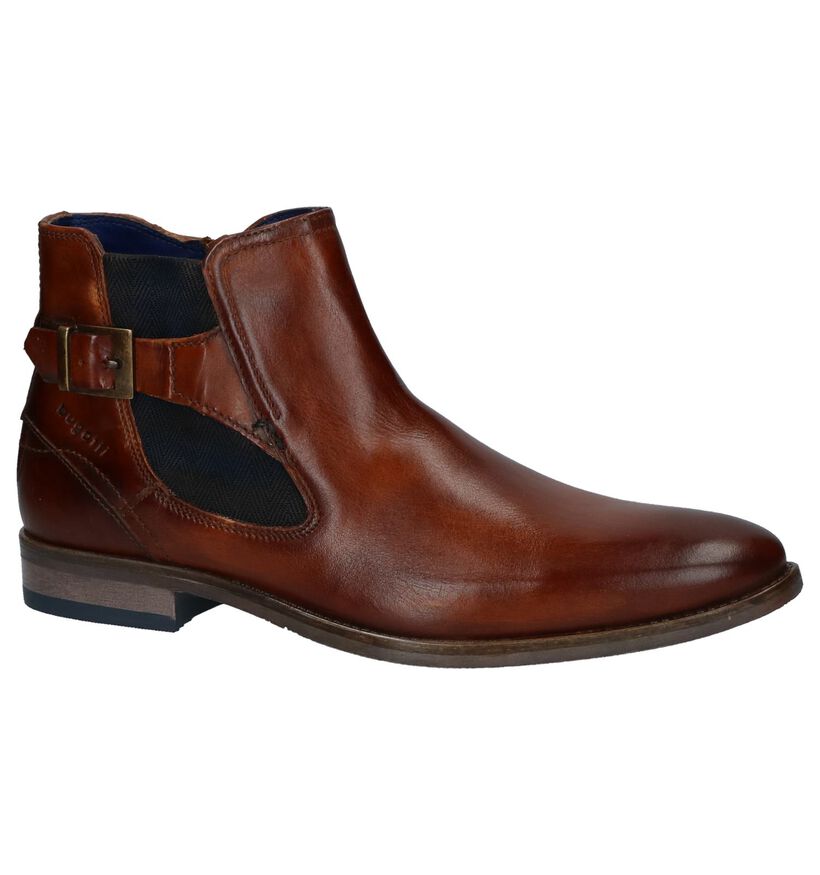 Bugatti Cognac Geklede Boots in leer (223732)