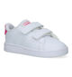 adidas Advantage CF Baskets en Blanc pour filles (326891) - pour semelles orthopédiques