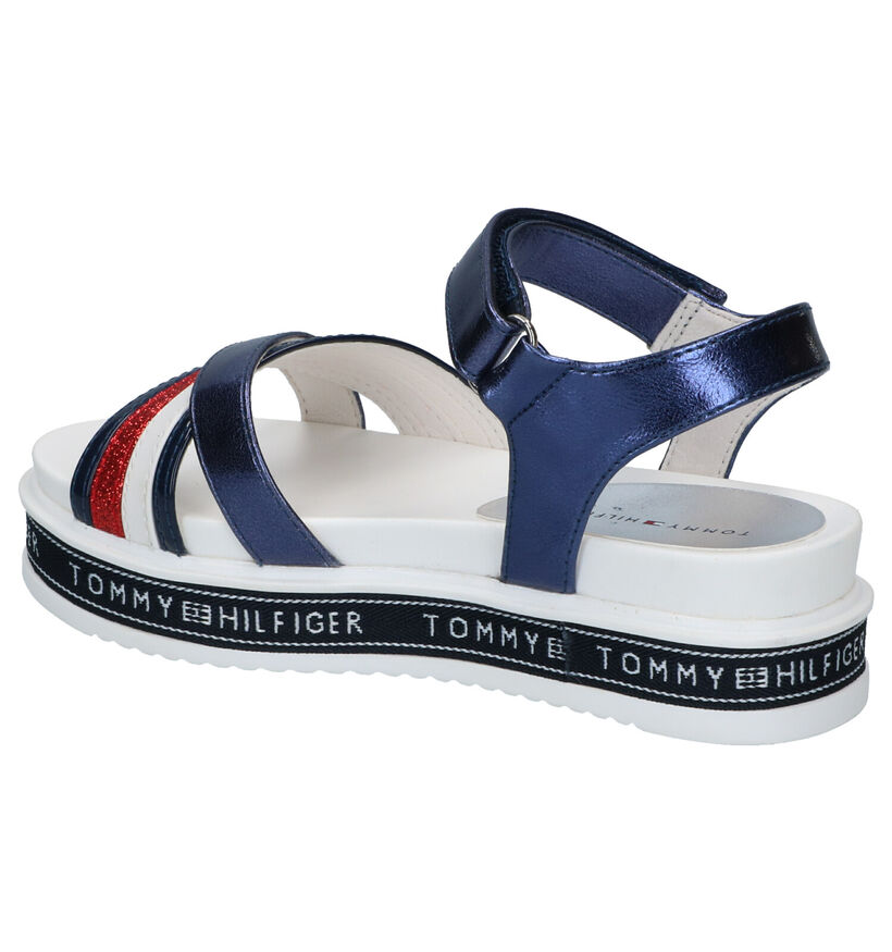 Tommy Hilfiger Blauwe Sandalen in kunstleer (285692)