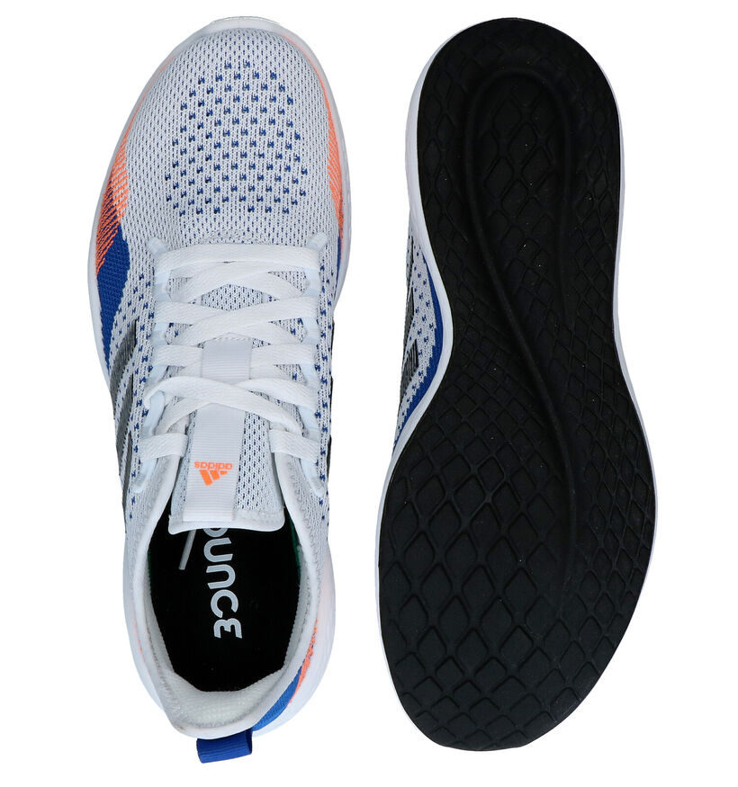 adidas Fluidflow Witte Sneakers in stof (284852)