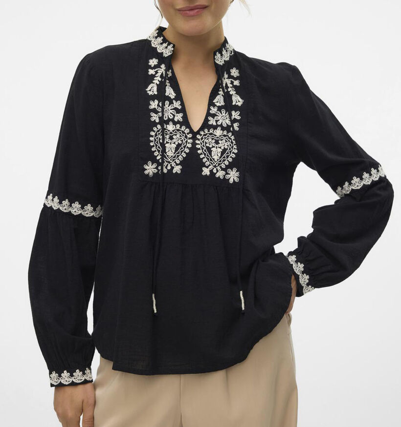 Vero Moda Ritah Zwarte Blouse voor dames (349635)