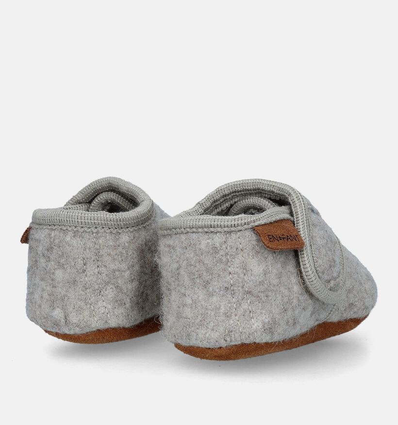 Enfant Beige Wollen Pantoffels voor meisjes, jongens (330350)