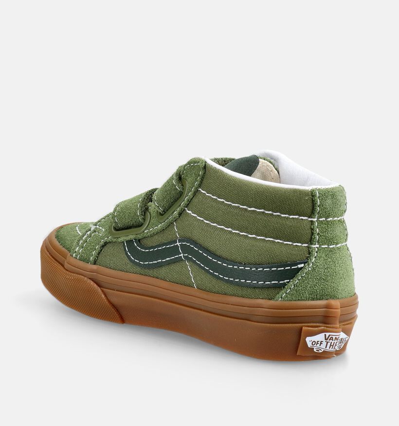 Vans SK8 Mid Reissue Mid Groene Sneakers voor jongens, meisjes (376417)
