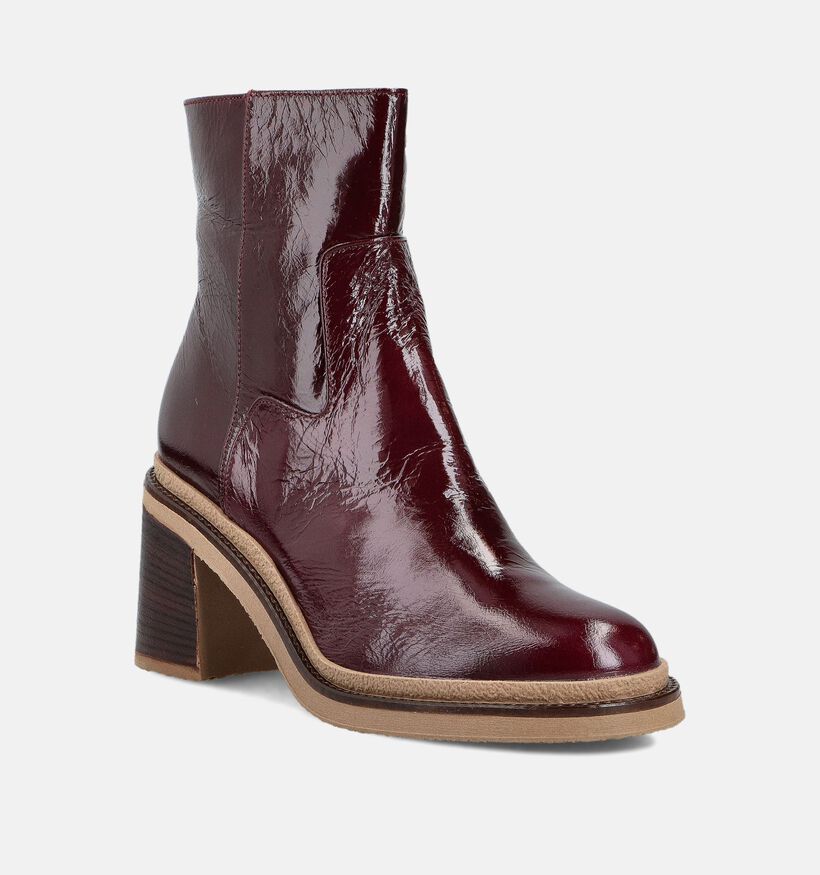 Softwaves Bottines à talons en Bordeaux pour femmes (364910) - pour semelles orthopédiques