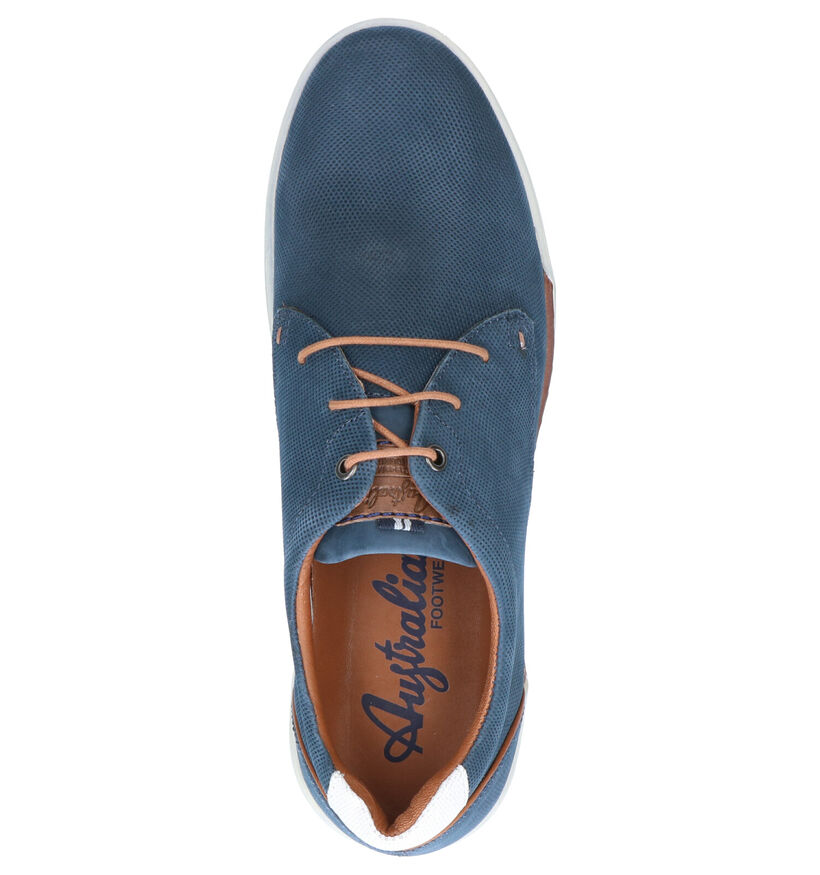 Australian Veneto Donkerblauwe Geklede Schoenen in nubuck (272527)