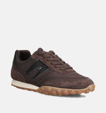 Laurent David Sneakers Bruin/Blauw/Bordeaux