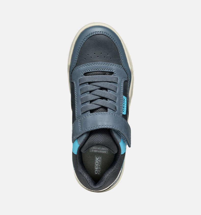 Geox Perth Blauwe Velcroschoenen voor jongens (344557) - geschikt voor steunzolen