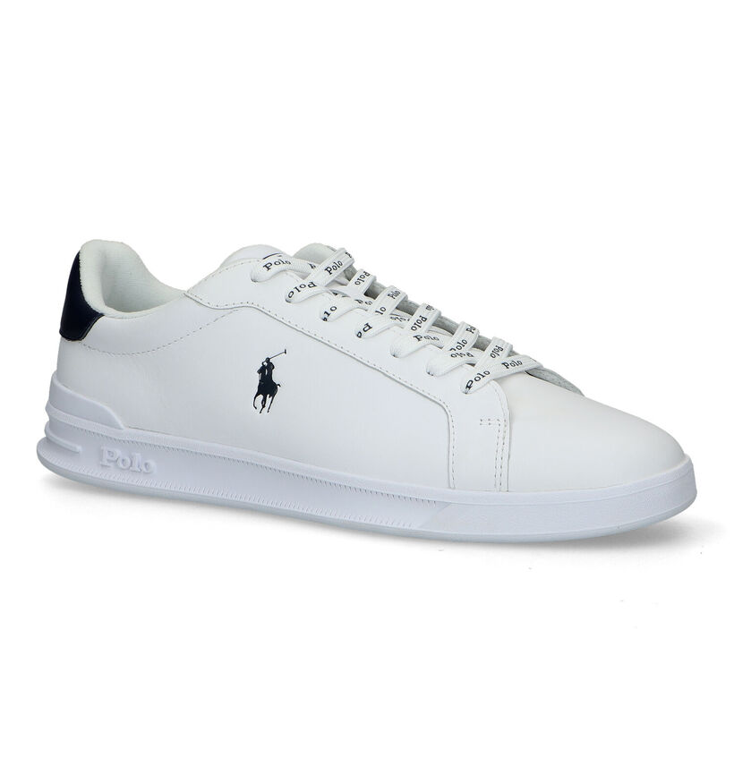 Polo Ralph Lauren Hrt Court Chaussures à lacets en Blanc pour hommes (320280)