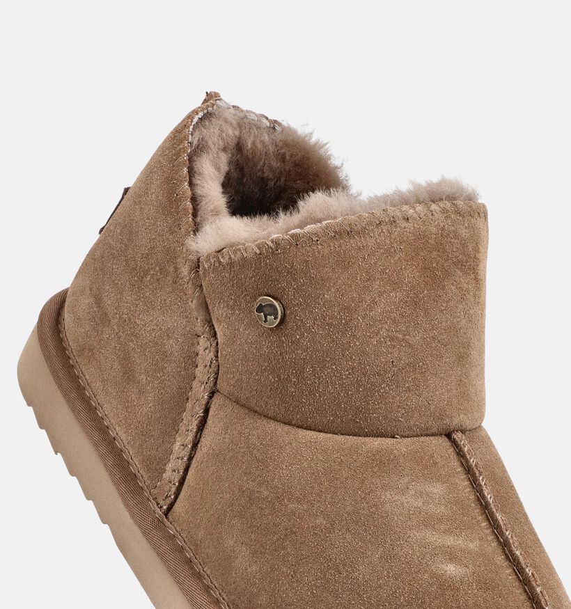 Warmbat Pantoufles ferm&eacute;es en Marron pour femmes (379650)