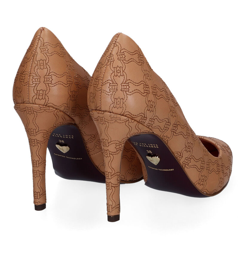 Heart & Sole Talons hauts en Camel pour femmes (315386) - pour semelles orthopédiques