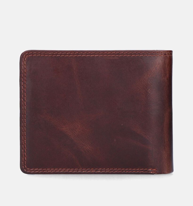 Maverick Bruine Portefeuille voor heren (358809)