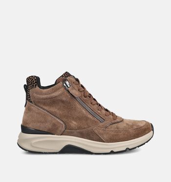 Gabor Rollingsoft Mid Baskets Marron/Rouge