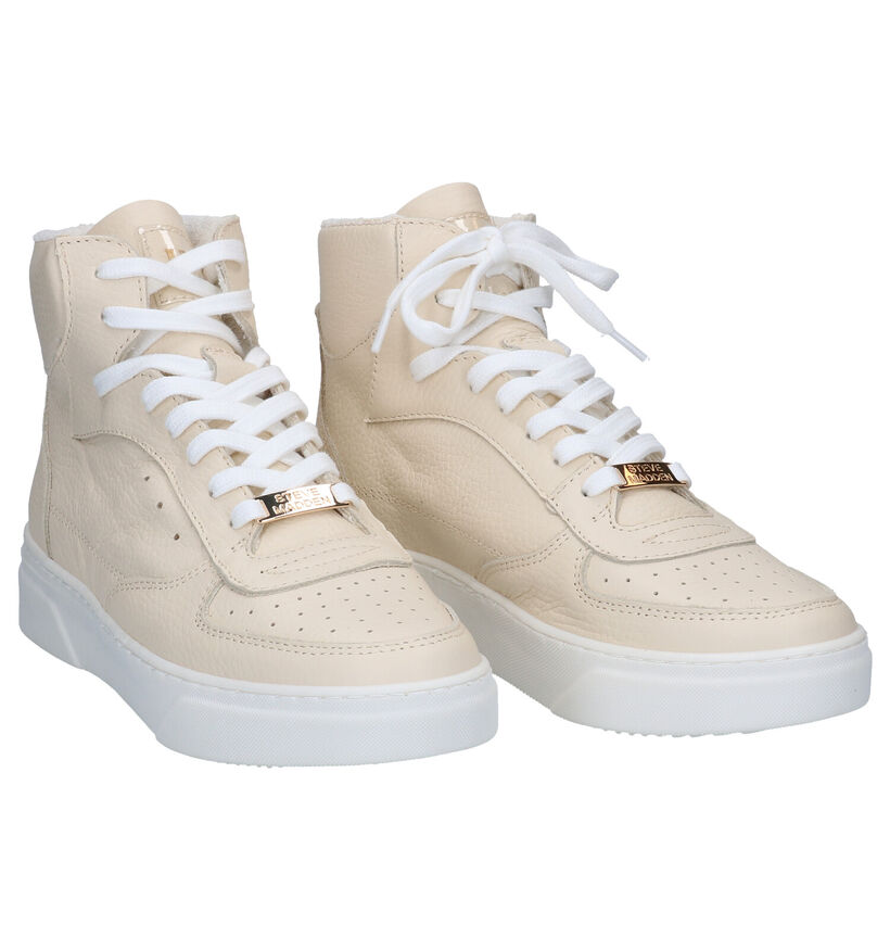 Steve Madden Danoi Beige Sneakers voor dames (305320) - geschikt voor steunzolen