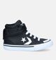 Converse Pro Blaze Strap Leather Baskets en Noir pour filles, garçons (333249)