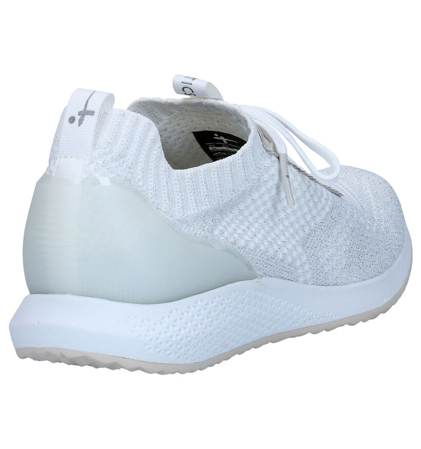 Tamaris Fashletics Zilveren Slip-on Sneakers in stof (280751)