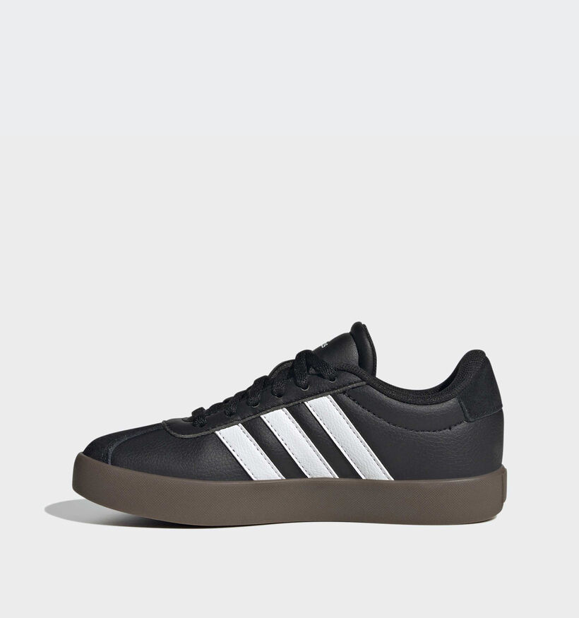 adidas VL Court 3.0 Zwarte Schoenen voor jongens, meisjes (381686) - geschikt voor steunzolen