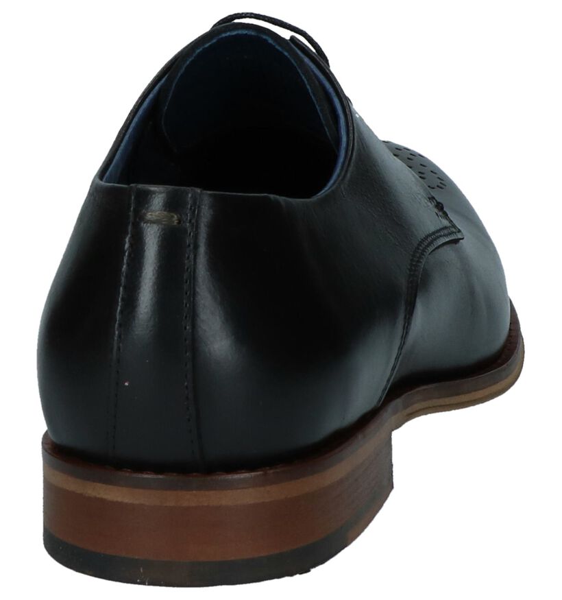 Via Borgo Chaussures habillées en Noir en cuir (232278)