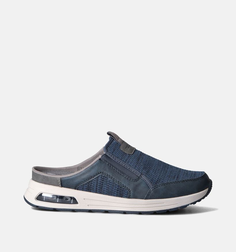 Rieker Nu-pieds casual en Bleu foncé pour hommes (354803) - pour semelles orthopédiques