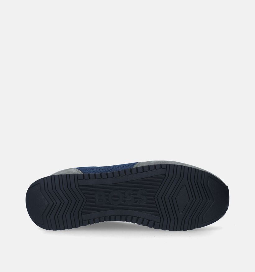 BOSS Kai Runn Chaussures avec lacets en Bleu pour hommes (343646) - pour semelles orthopédiques