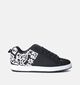 DC Shoes Court Graffik Zwarte Skate sneakers voor dames (350832) - geschikt voor steunzolen