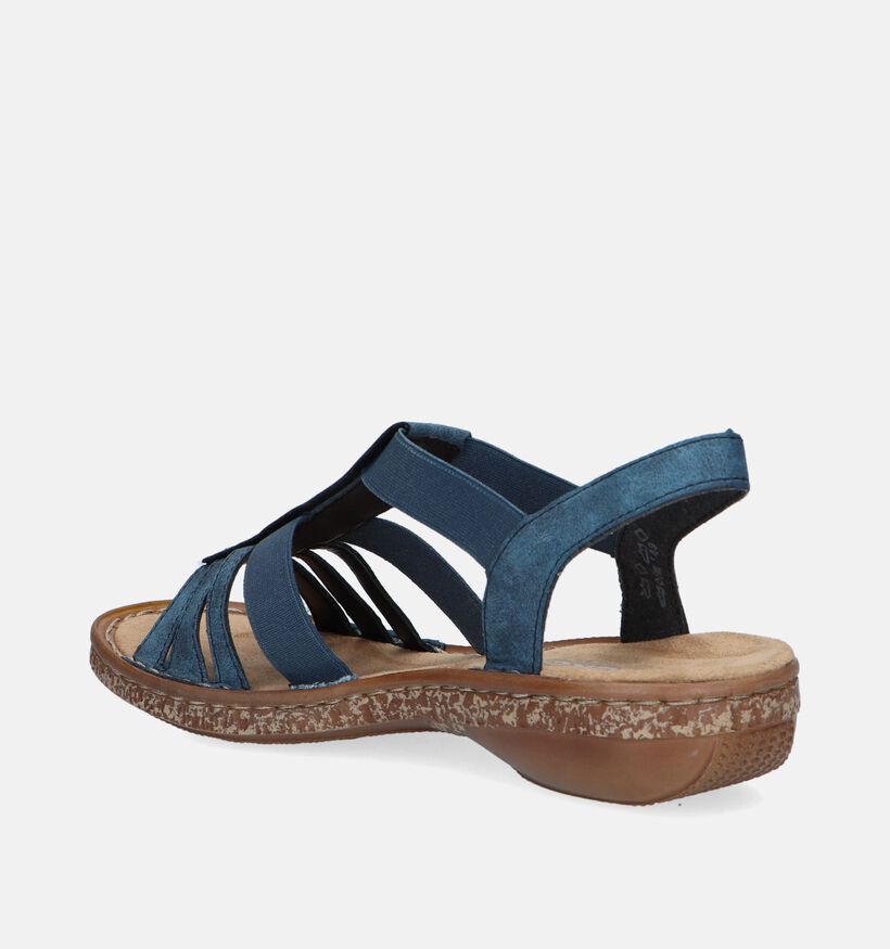 Rieker Blauwe Sandalen voor dames (339076)