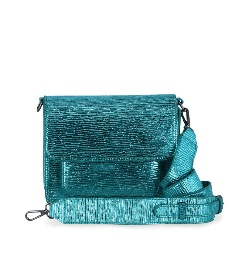 Hvisk Cayman Pocket Vegan Turquoise Crossbody Tas in kunstleer (318494)
