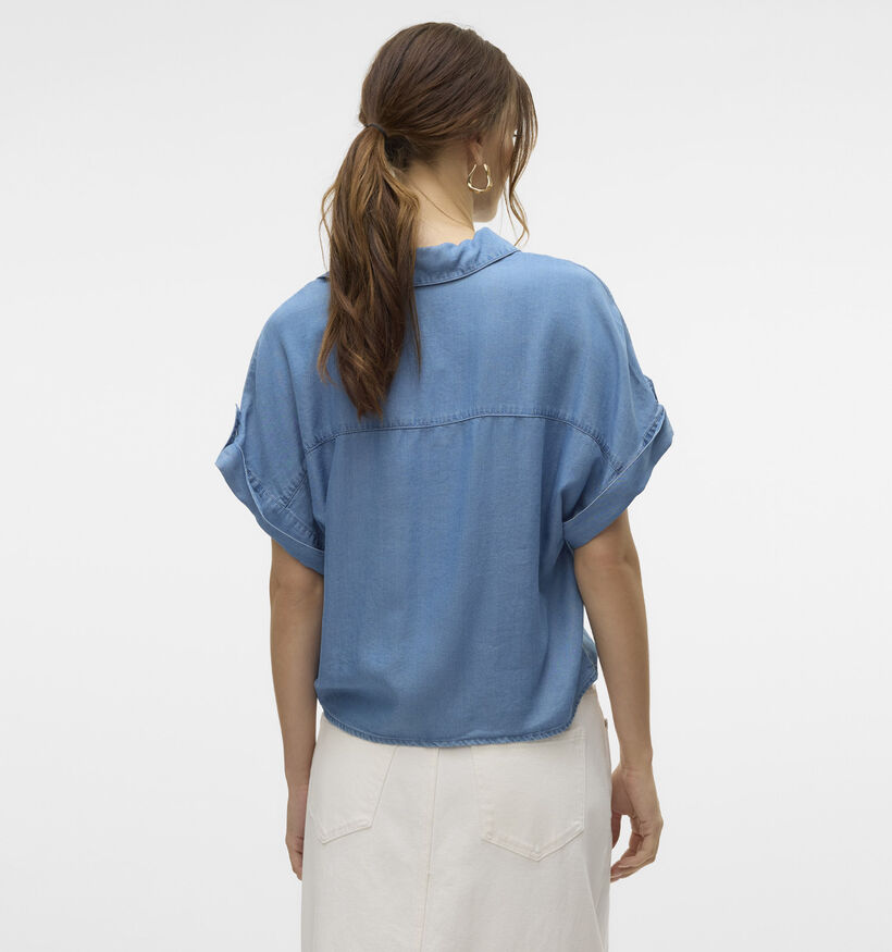 Vero Moda Fleur Blauwe Blouse voor dames (369411)
