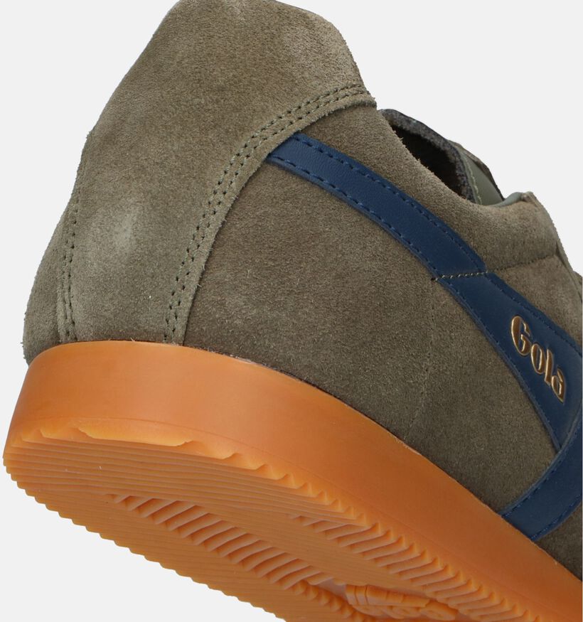 Gola Harrier Kaki Sneakers voor heren (328676) - geschikt voor steunzolen