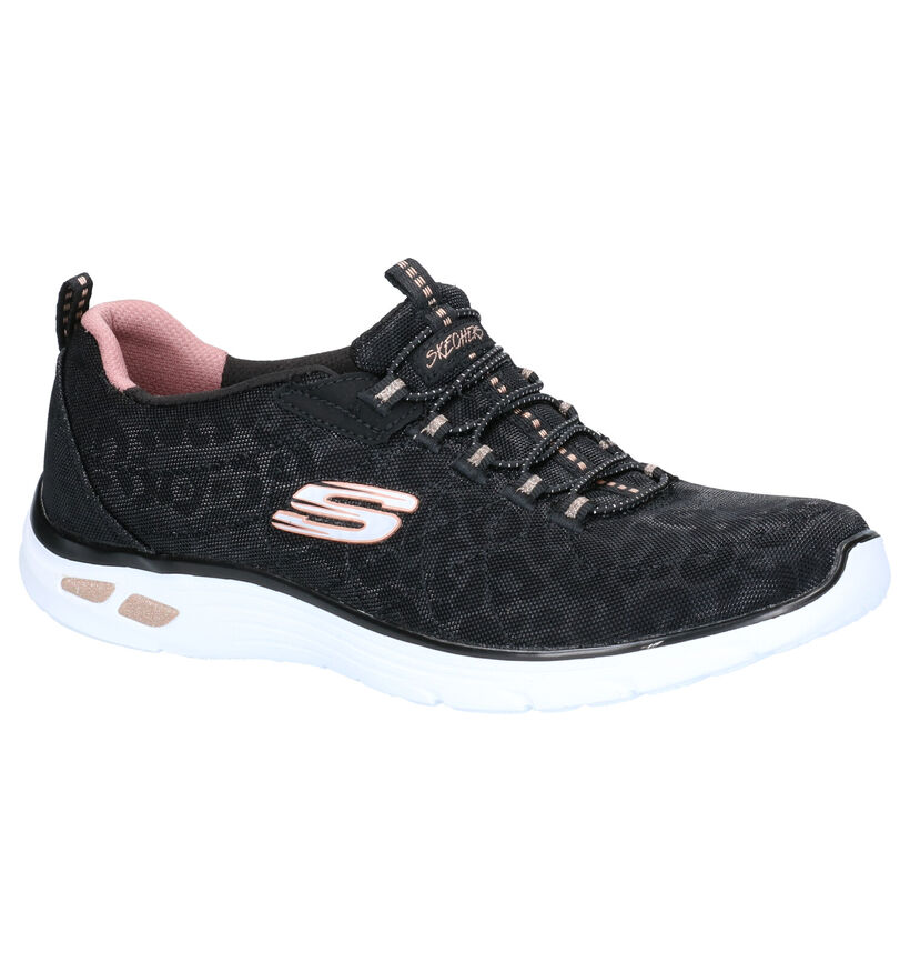 Skechers Empire D'Lux Baskets en Noir en textile (264498)