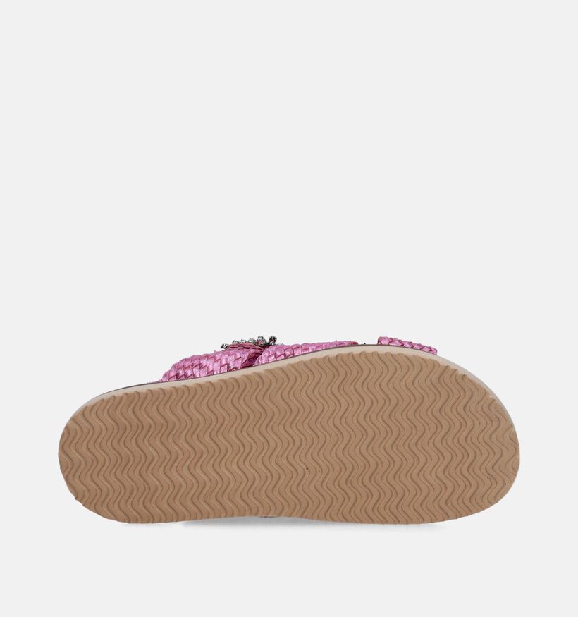 Inuovo Roze Metallic Slippers voor dames (341522)