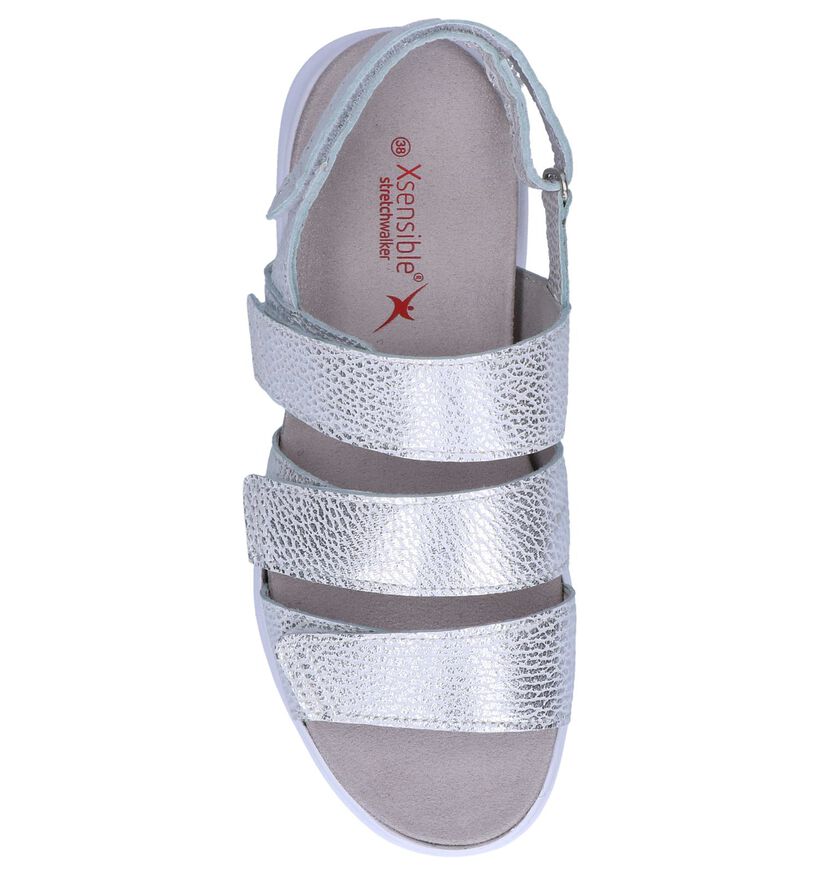 Zilveren Sandalen Xsensible Hydra in leer (246458)