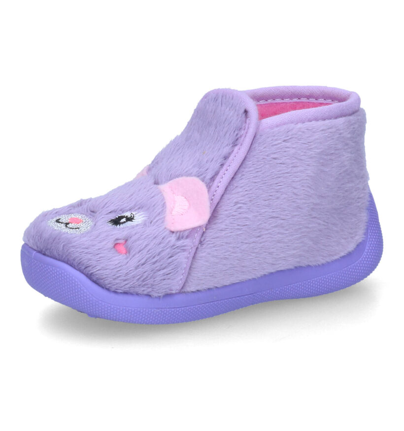 Milo & Mila Pantoufles pour bébé en Beige pour filles (348620)