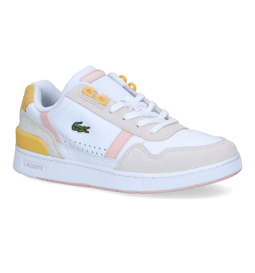 Lacoste T-Clip Witte Sneakers in leer (305675)