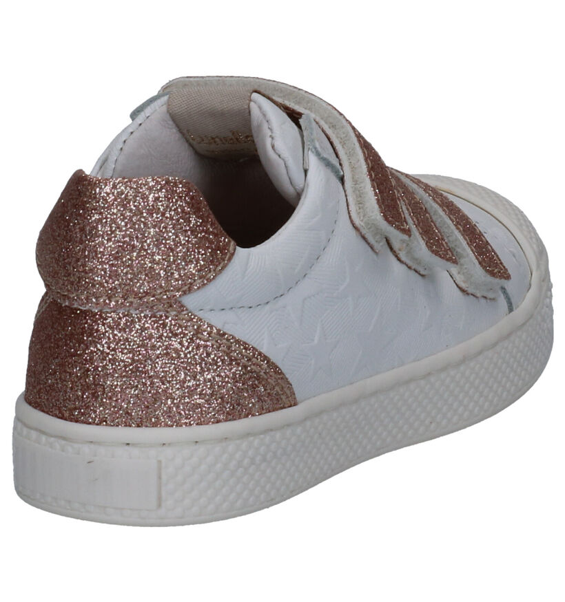 Lunella Witte Sneakers in leer (271382)