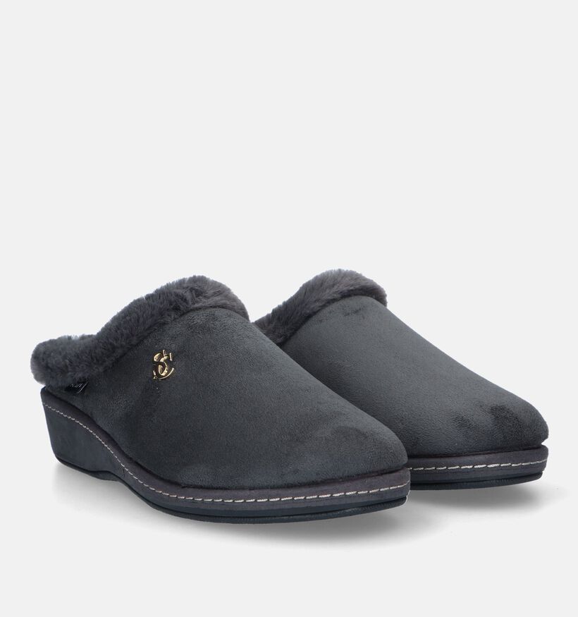 Scapa Pantoufles ouvertes en Gris pour femmes (332649)
