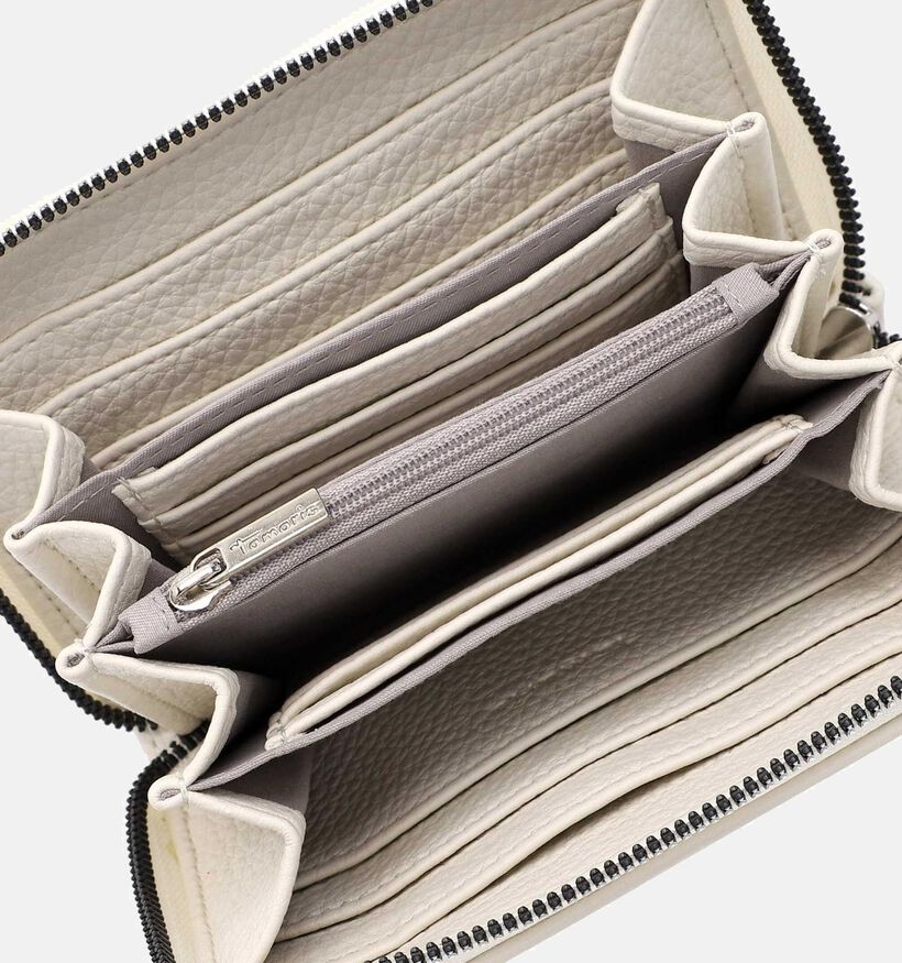 Tamaris Felici Porte-monnaie zippé en Écru pour femmes (355725)