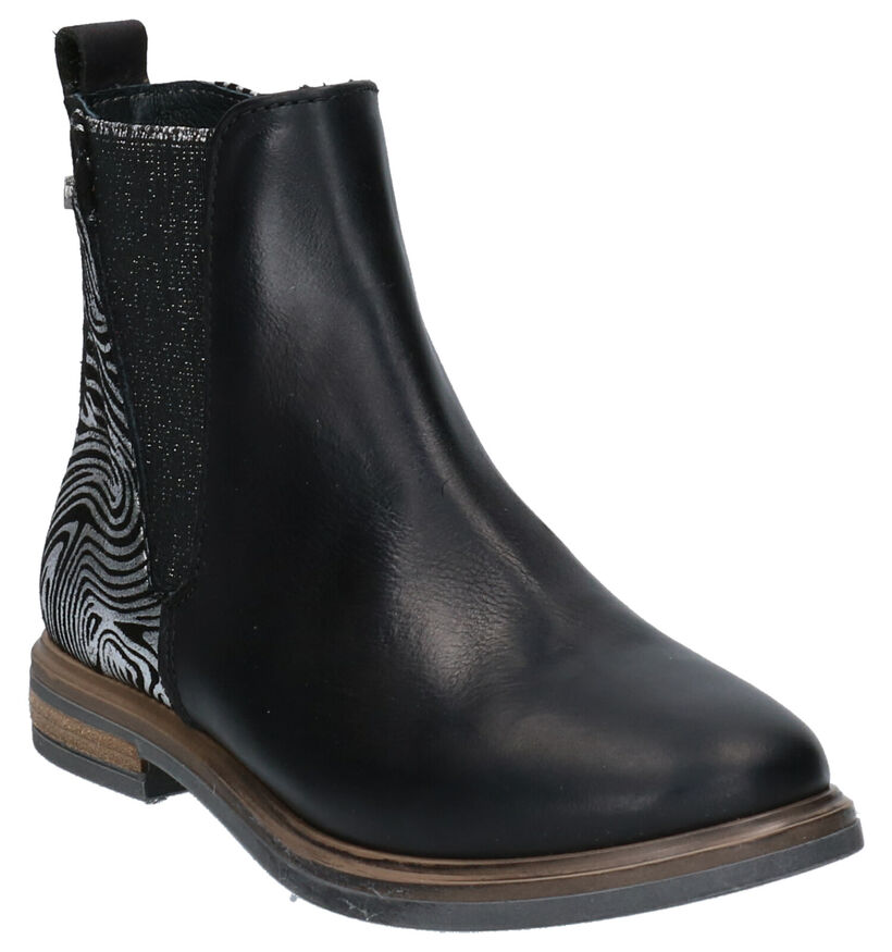 STONES and BONES Gilla Bottines en Noir en cuir (255535)